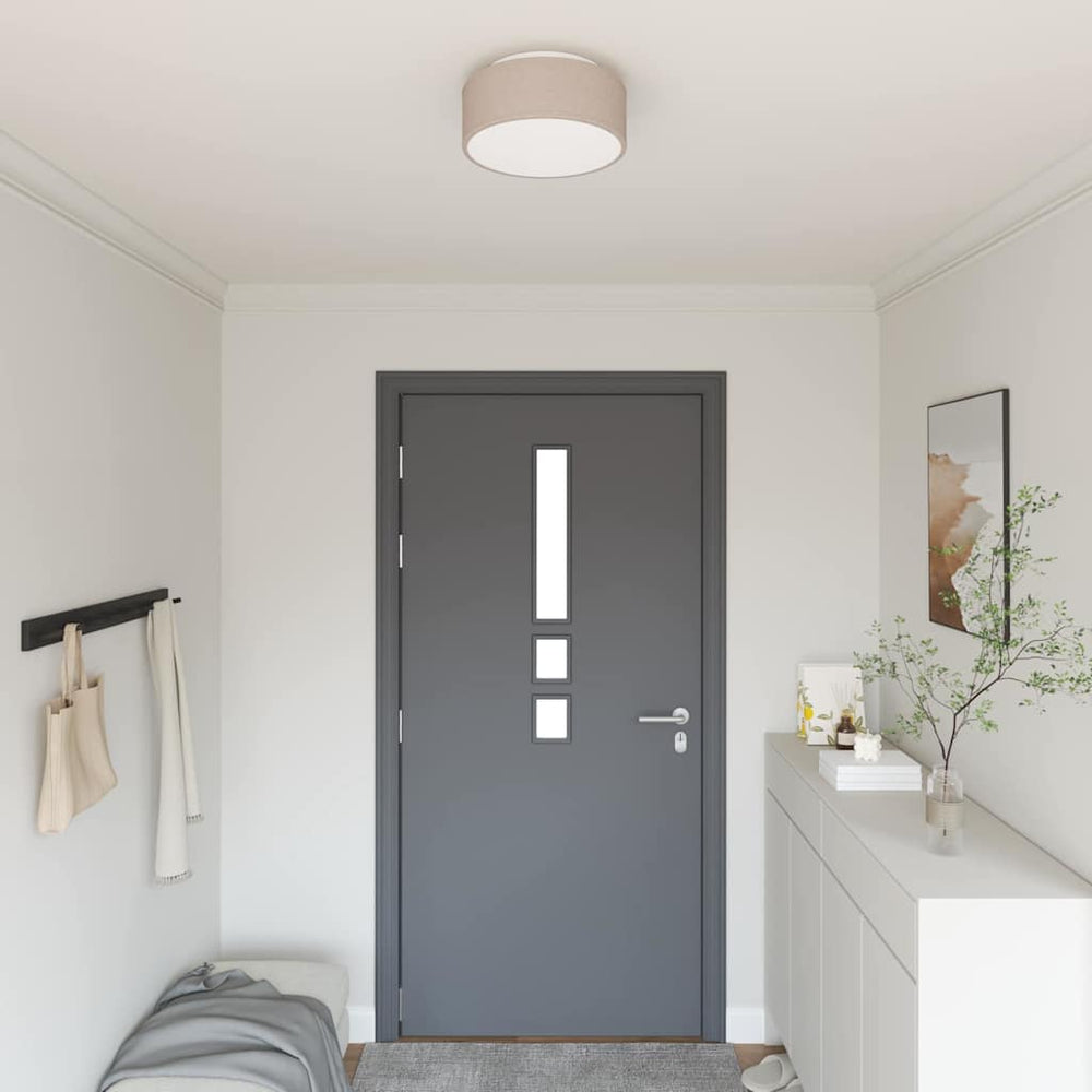 Įmontuojamos lubų šviesos taupe 30 cm audinio E27