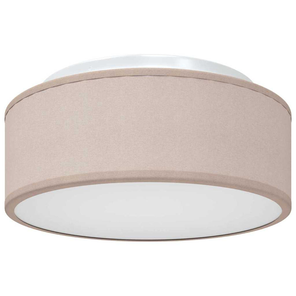 Įmontuojamos lubų šviesos taupe 30 cm audinio E27