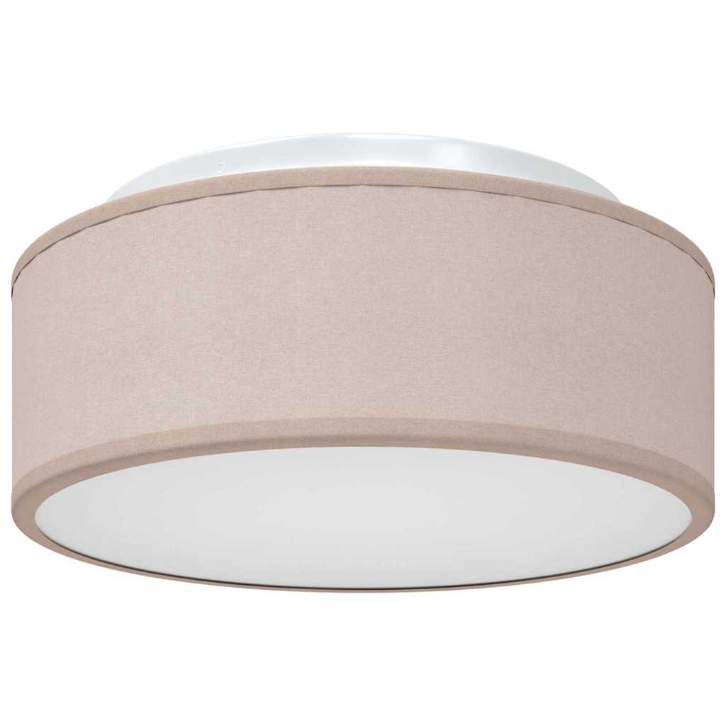 Įmontuojamos lubų šviesos taupe 30 cm audinio E27