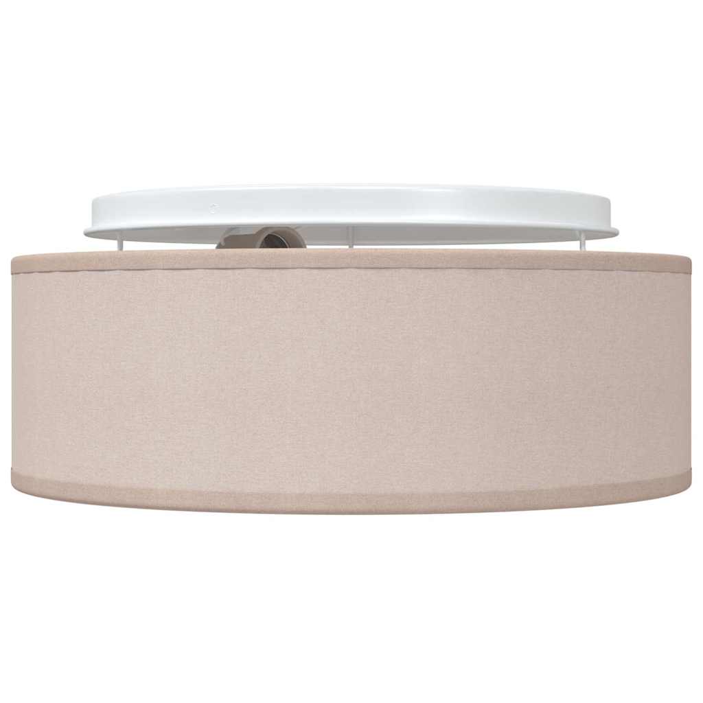 Įmontuojamos lubų šviesos taupe 30 cm audinio E27