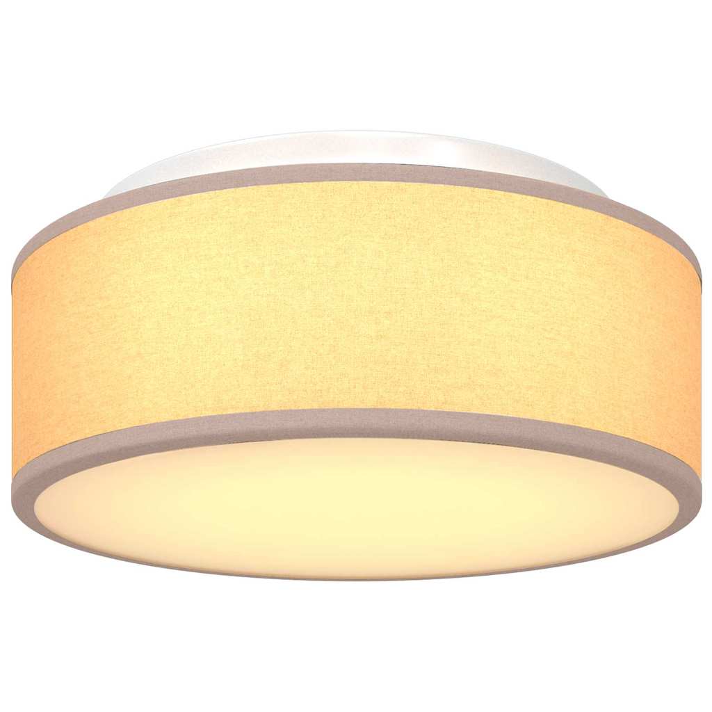 Įmontuojamos lubų šviesos taupe 30 cm audinio E27