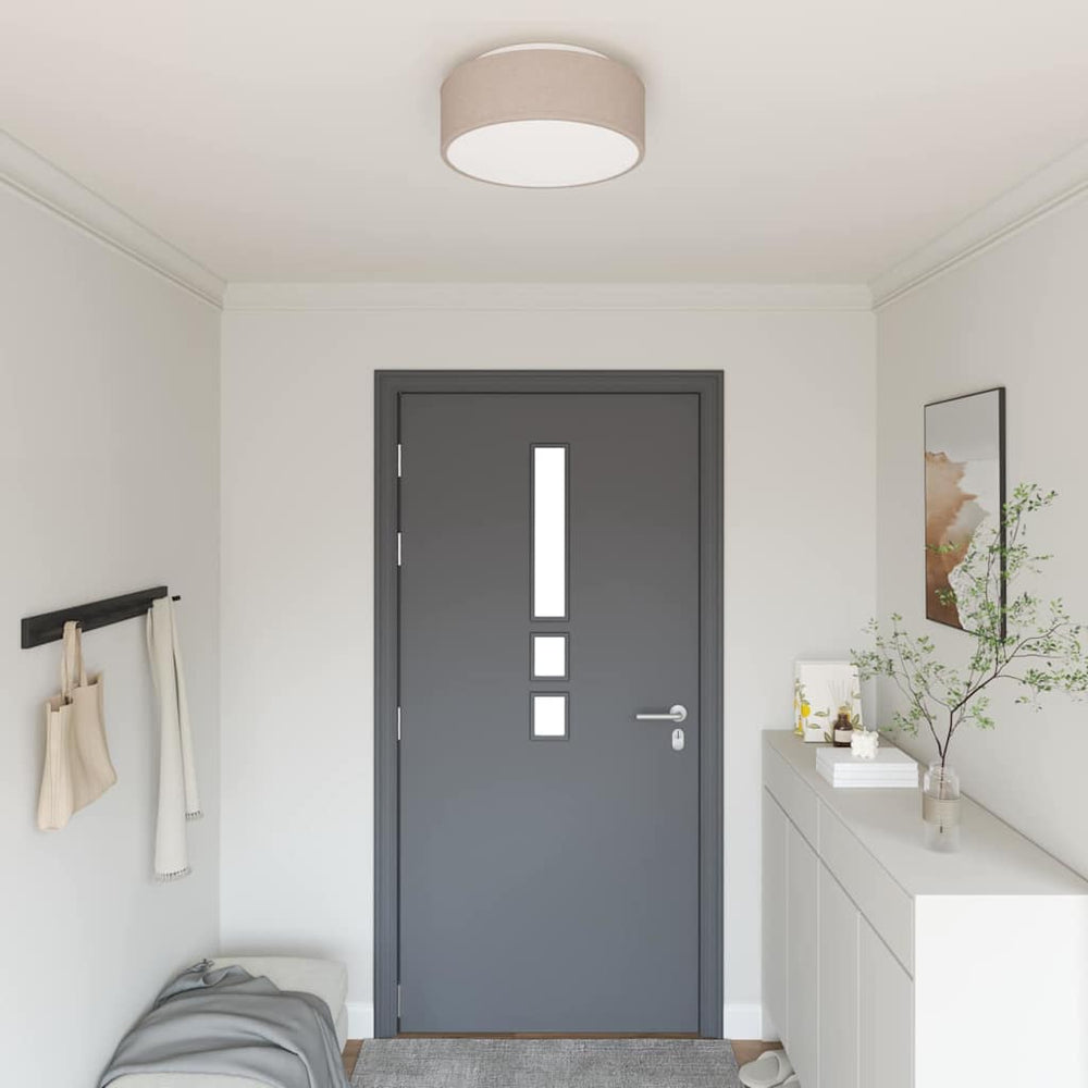 Įmontuojami lubų šviestuvai Taupe Ø 38 cm audinys E27