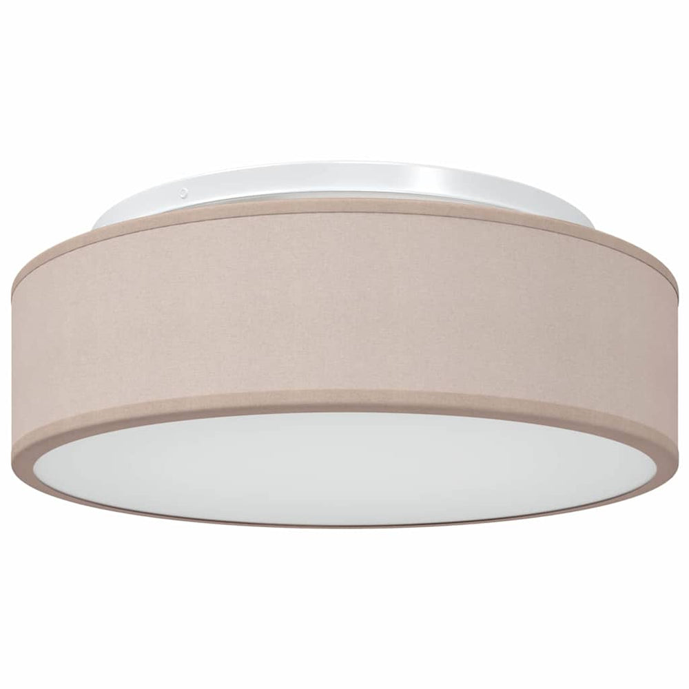 Įmontuojami lubų šviestuvai Taupe Ø 38 cm audinys E27