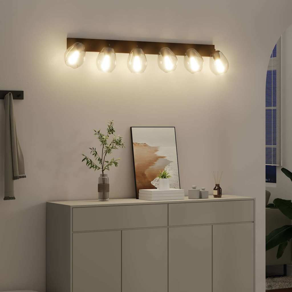 Ceiling lights with adjustable glass shade anthracite E27