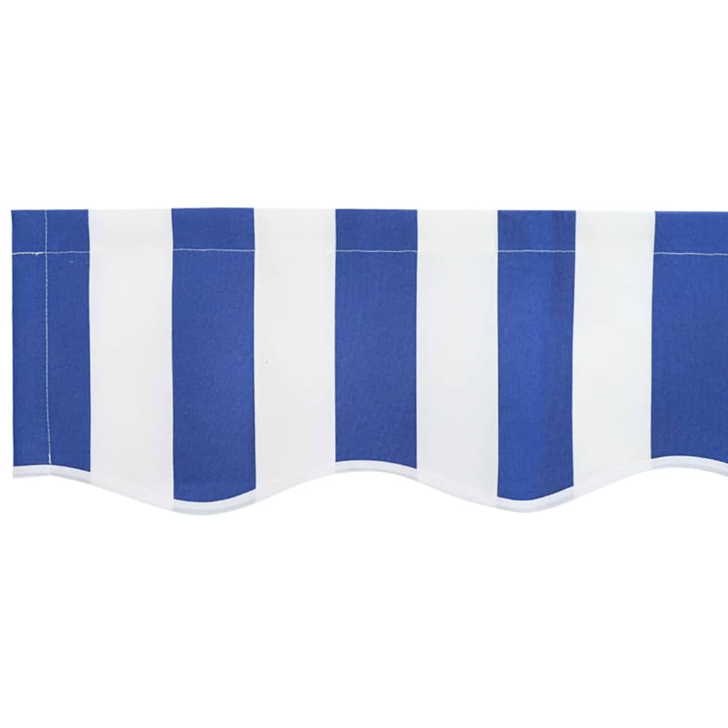 Markizės pakaitinis audinys Mėlyna ir balta 330 x 195 cm
