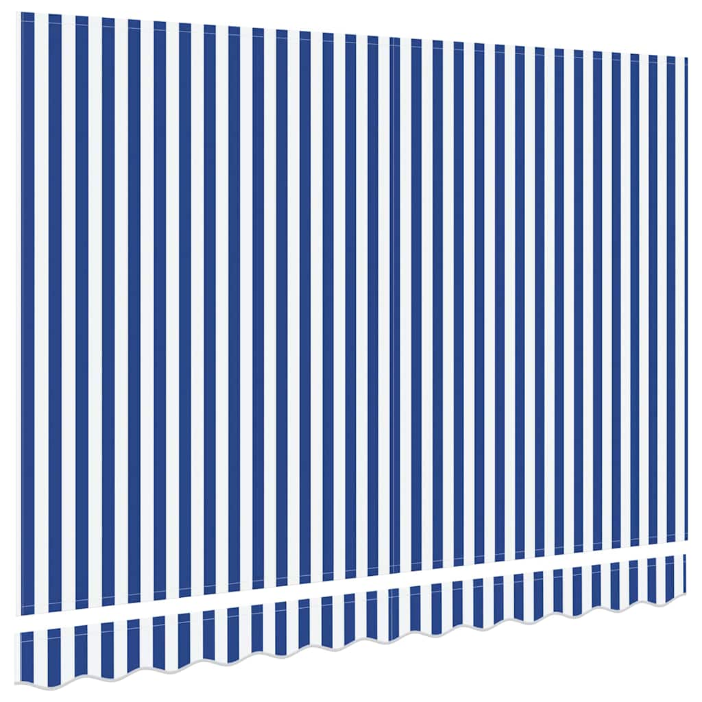 Markizės pakaitinis audinys Mėlyna ir balta 330 x 195 cm