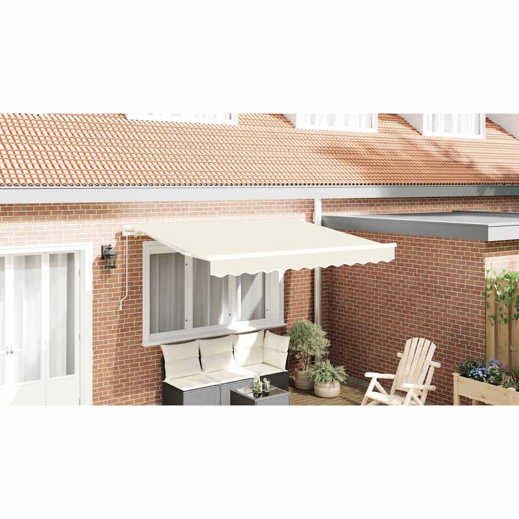 Markizės pakaitinis audinys Kreminė 350 x 200 cm Drobė