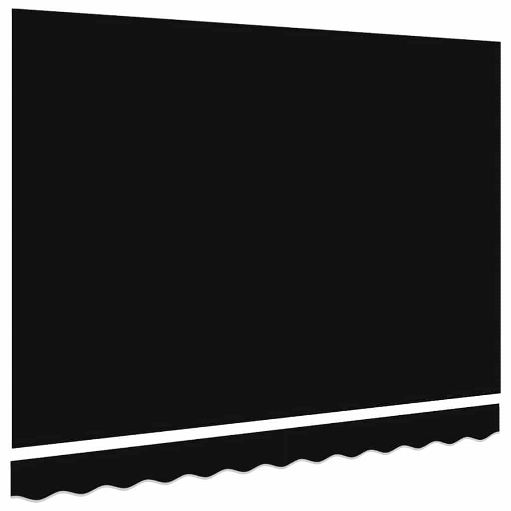 Markizės pakaitinis audinys Juoda 350 x 250 cm Drobė