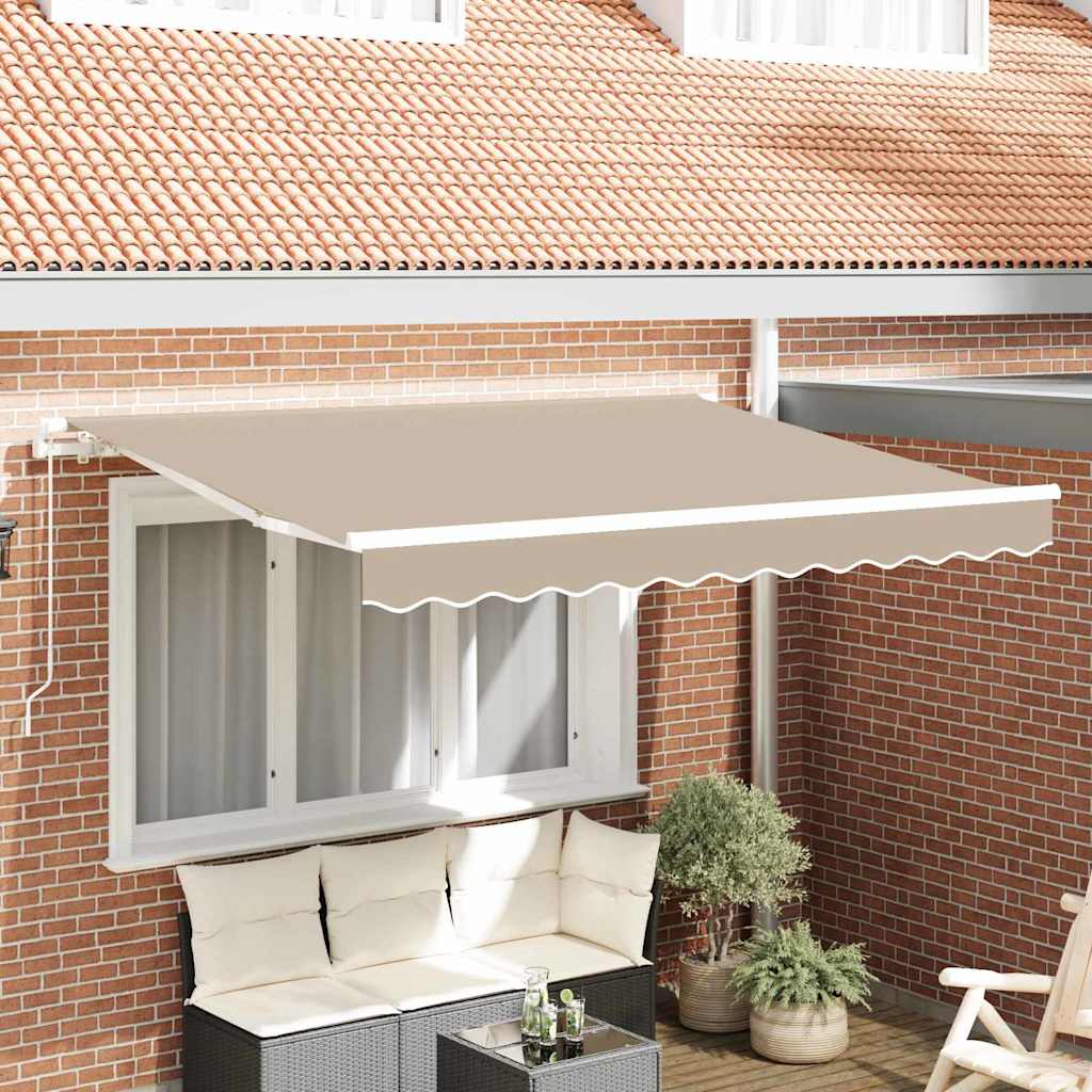 Awning Replacement Fabric Sand 3.5 x 2.5 m Polyester