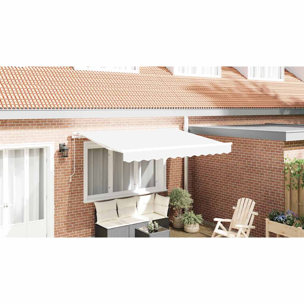 Markizės pakaitinis audinys Balta 350 x 250 cm Drobė