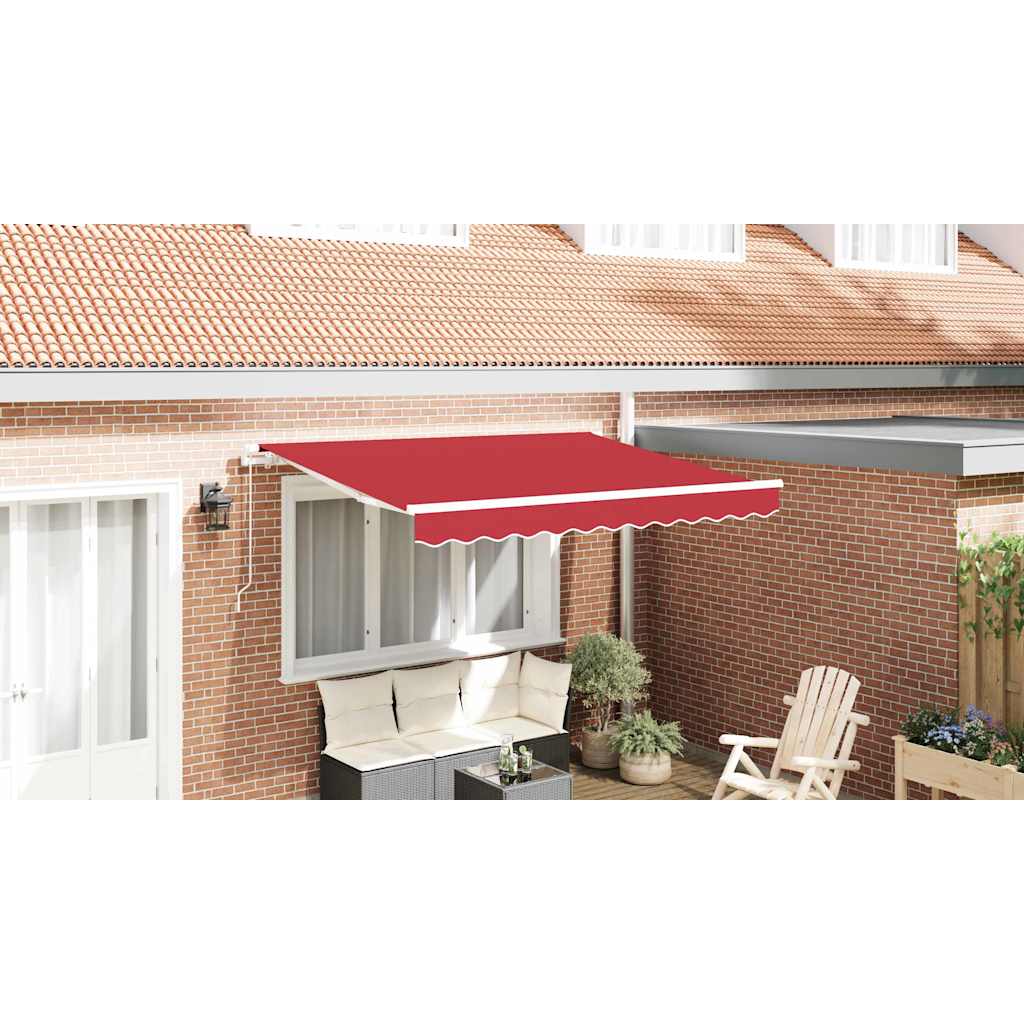 Markizės pakaitinis audinys Raudona 300 x 250 cm Drobė