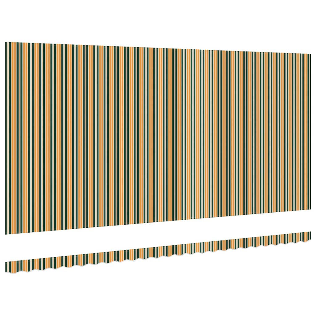 Markizės pakaitinis audinys Žalia ir geltona 580 x 295 cm