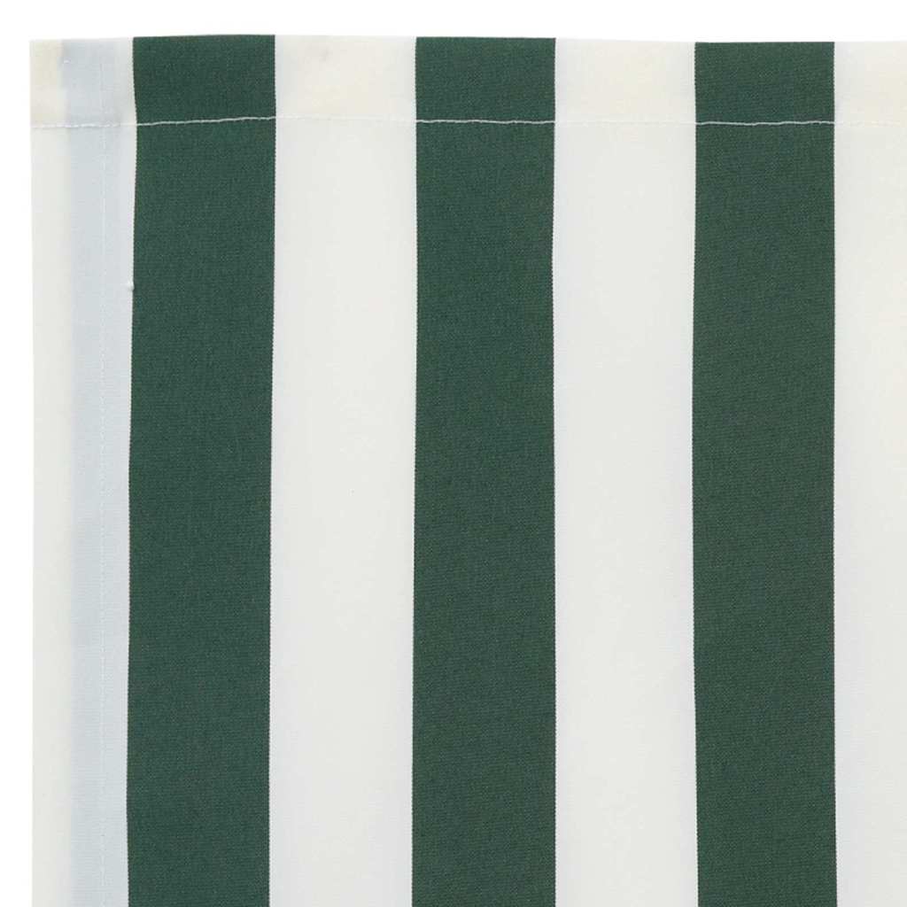 Markizės pakaitinis audinys Žalia ir balta 380 x 345 cm