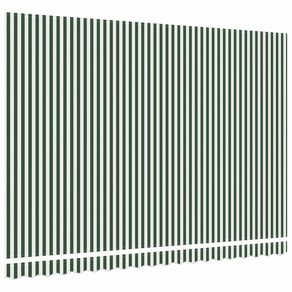 Markizės pakaitinis audinys Žalia ir balta 430 x 295 cm