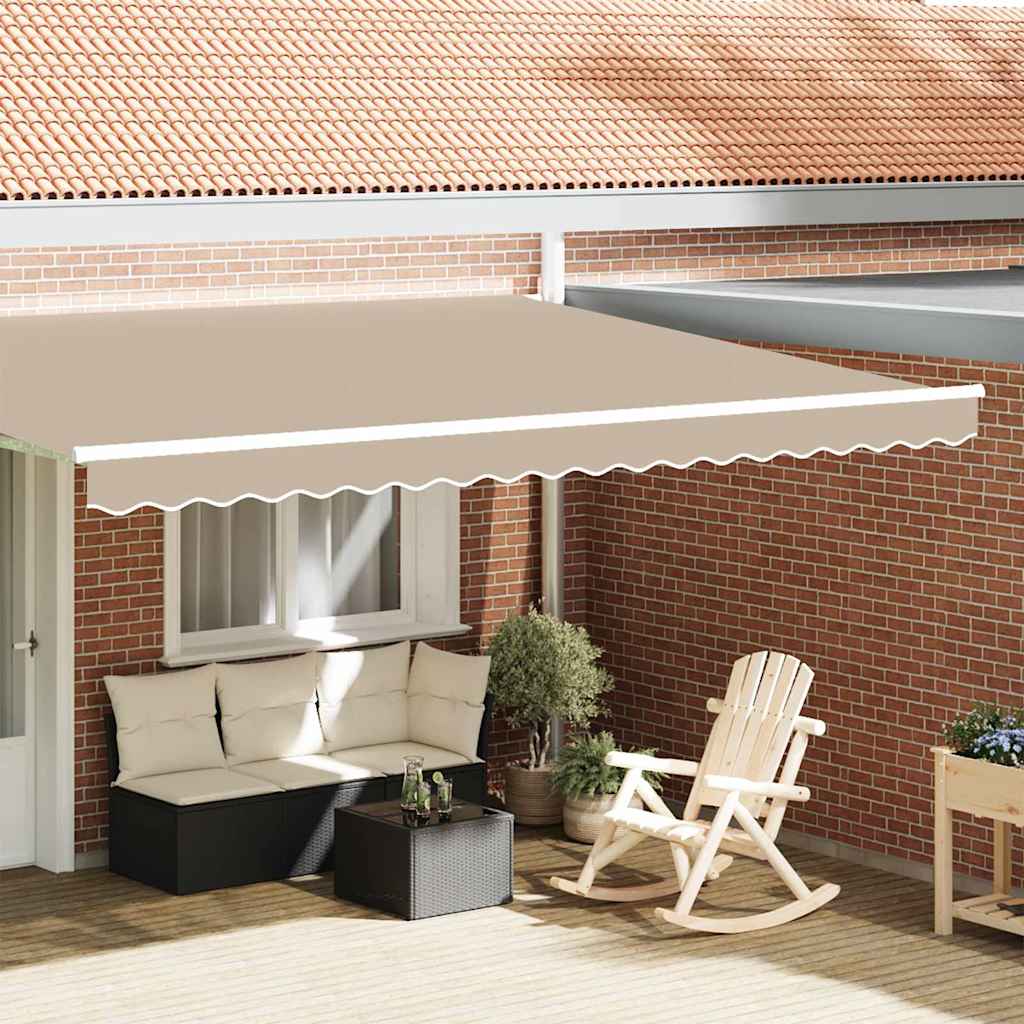 Markizės pakraščio pakeitimas Smėlio 430 x 20 cm Poliesteris