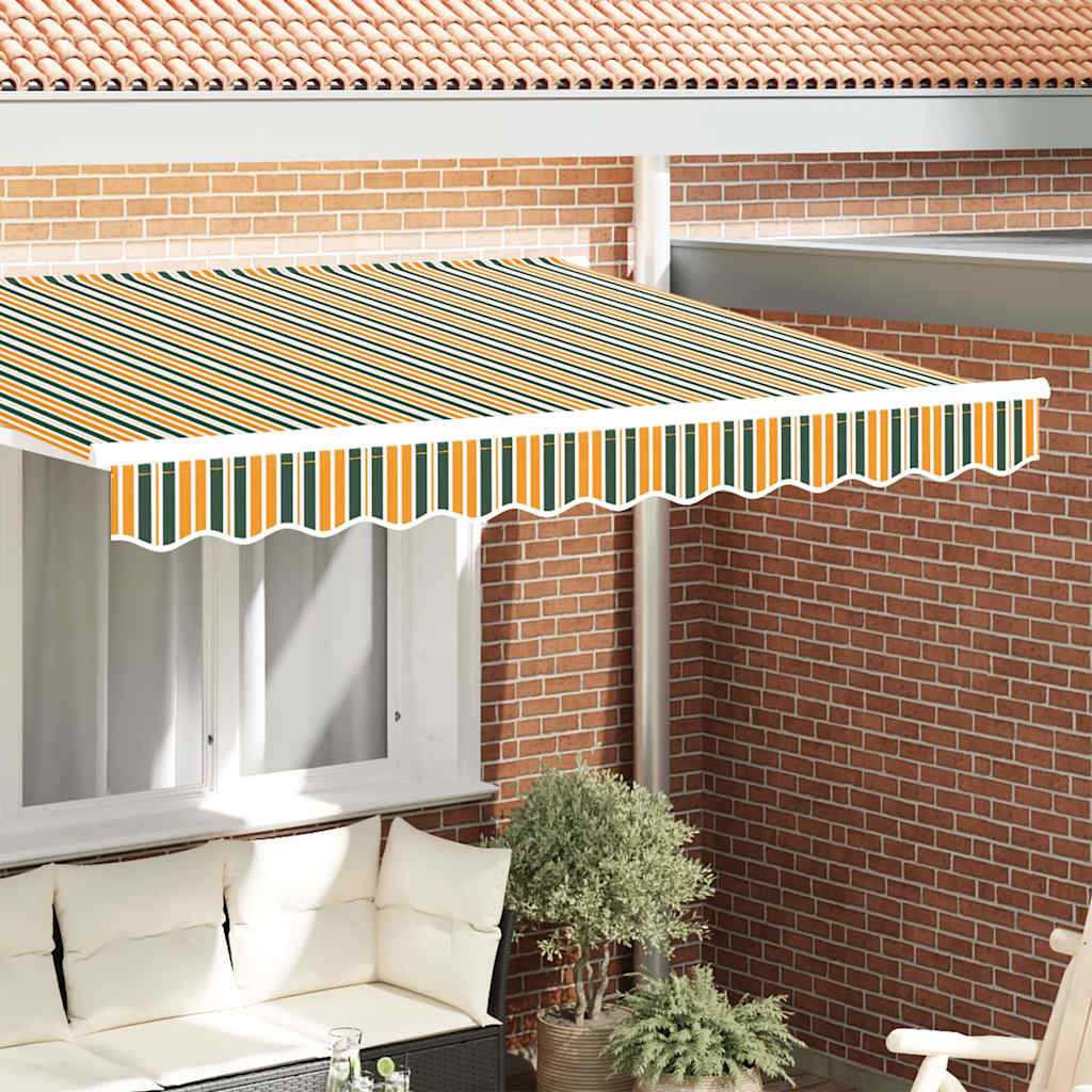 Markizės pakraščio pakeitimas Žalia ir geltona 230 x 20 cm