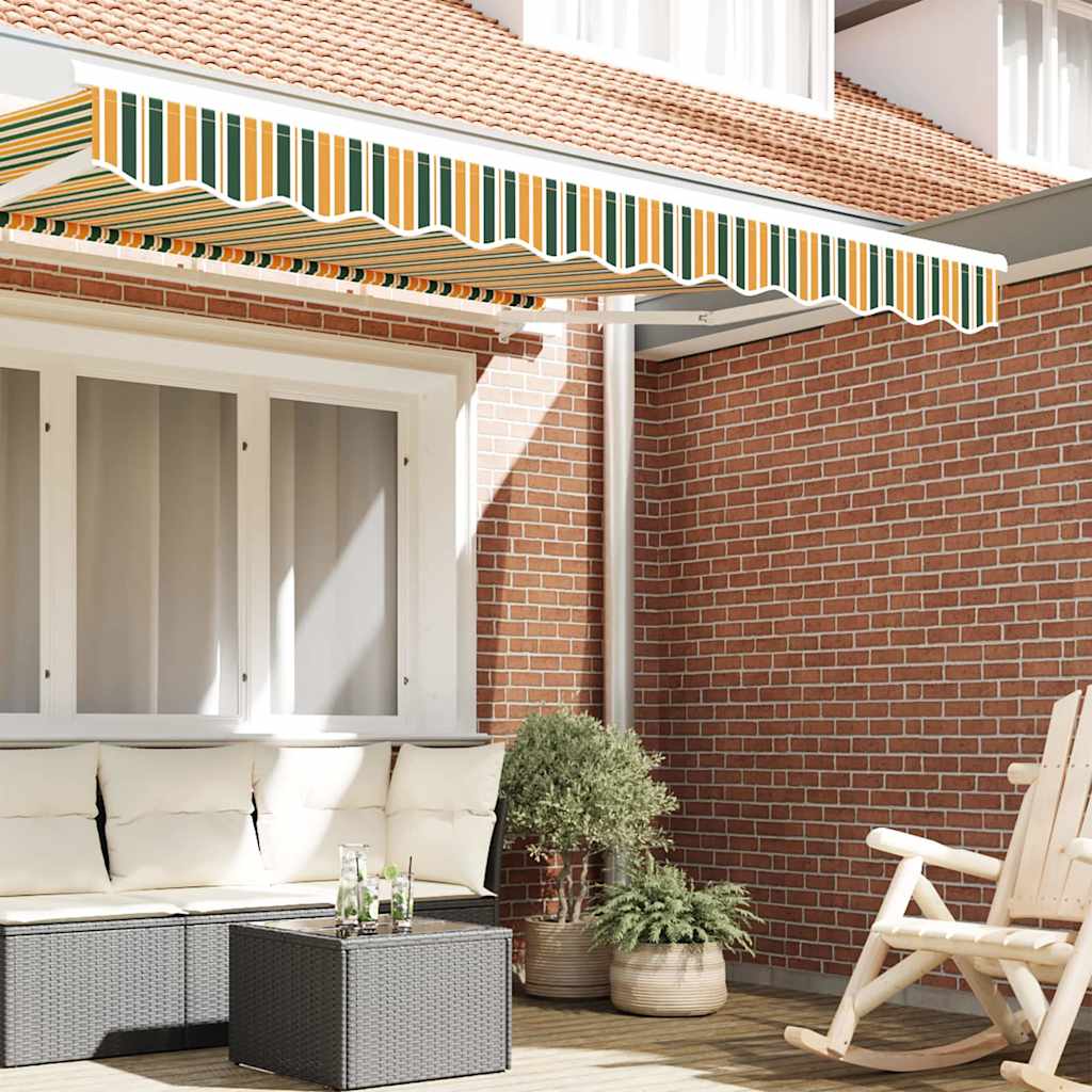 Markizės pakraščio pakeitimas Žalia ir geltona 230 x 20 cm