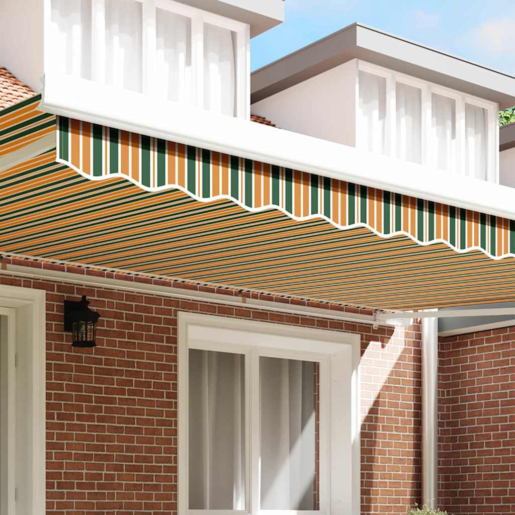 Markizės pakraščio pakeitimas Žalia ir geltona 480 x 20 cm