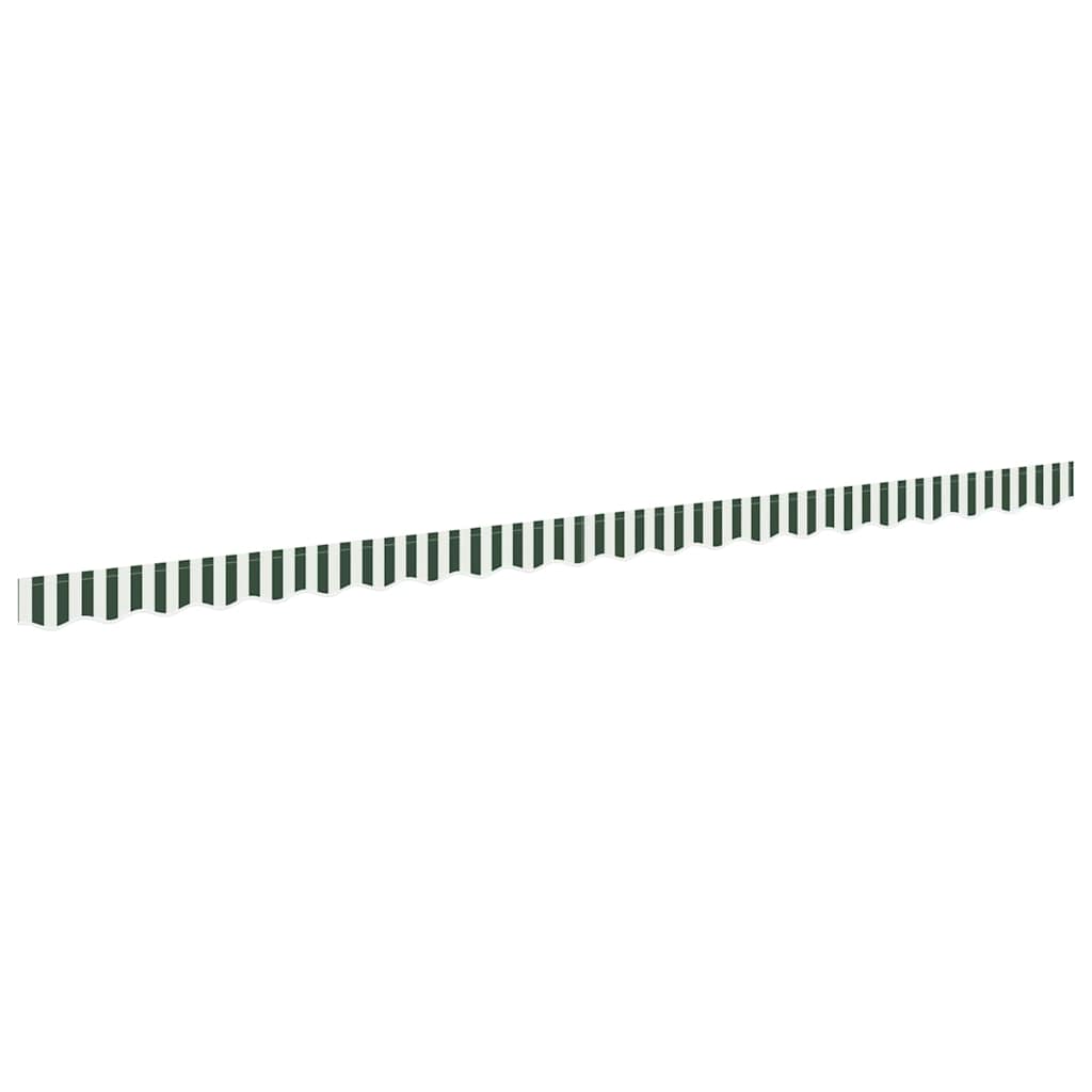 Markizės apdailė Žalia ir balta 480 x 20 cm Drobė