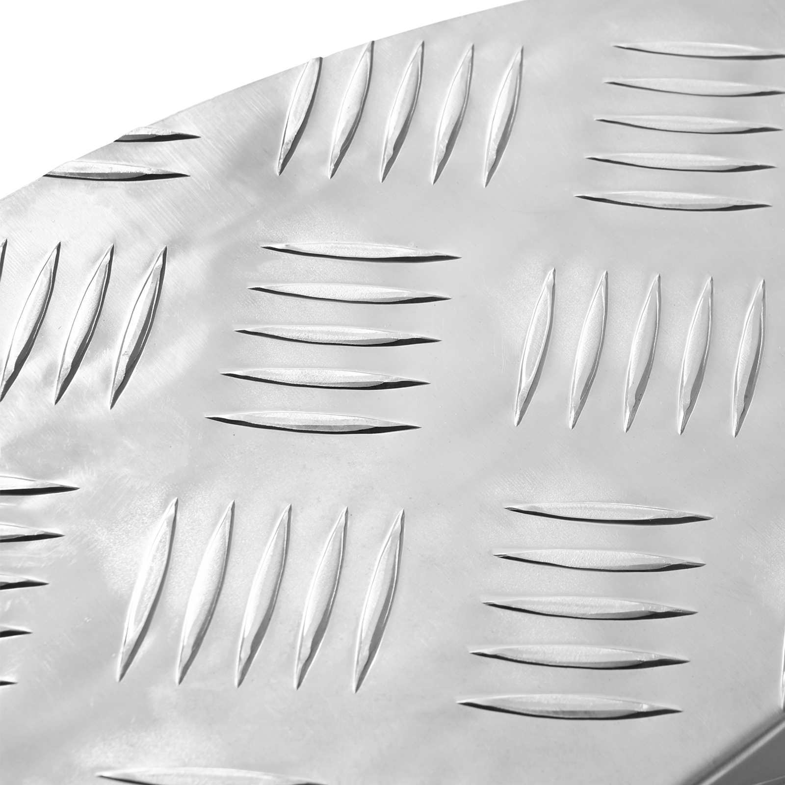 Laiptų danga Pusmėnulio 10 pcs Sidabro 60 x 18 cm Aliuminis