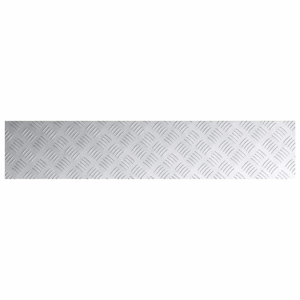 Šachmatiniai lakštai 2 pcs Sidabro 100 x 20 cm Aliuminis