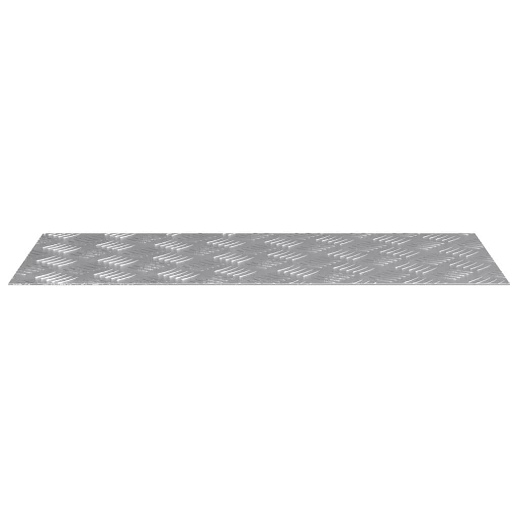 Chess Board Sheets 2 pcs Silver 70 x 30 cm Aluminium