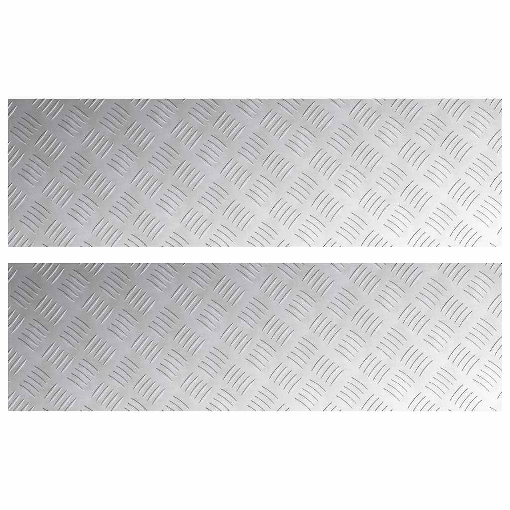 Šachmatiniai lakštai 2 pcs Sidabro 100 x 30 cm Aliuminis