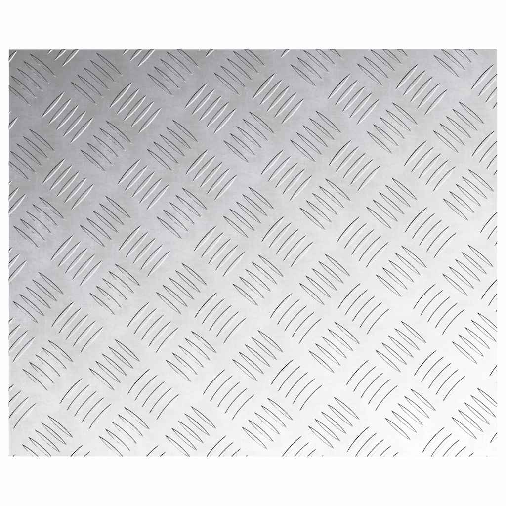 Chessboard Sheets 4 pcs Silver 60 x 50 cm Aluminium