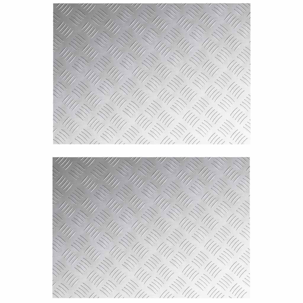 Šachmatiniai lakštai 2 pcs Sidabro 70 x 50 cm Aliuminis