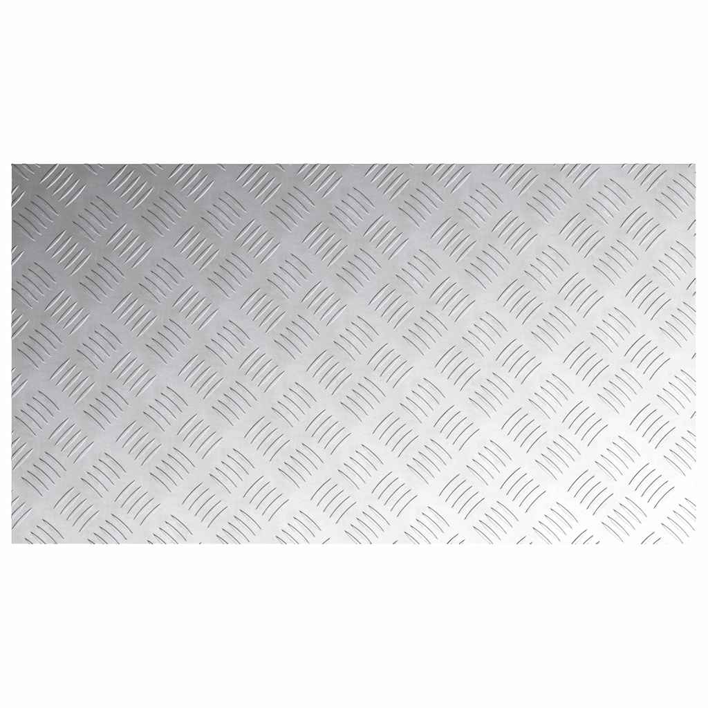 Šachmatiniai lakštai 4 pcs Sidabro 90 x 50 cm Aliuminis