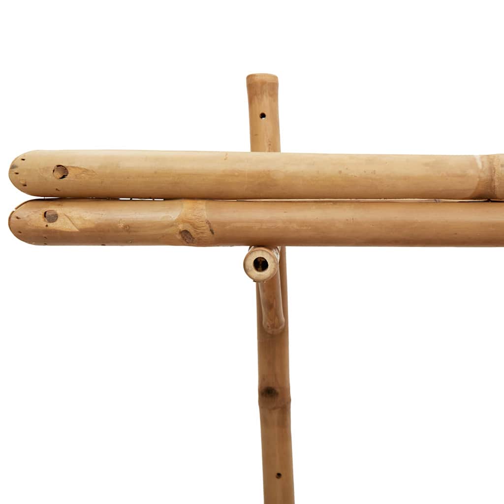 Wall shelf with shelf Brown 100 x 26 x 60 cm bamboo