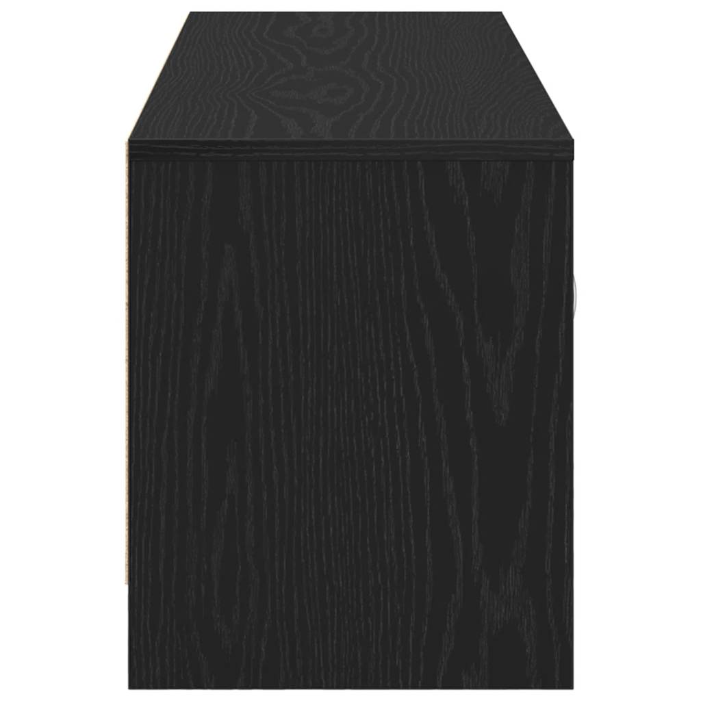 TV spintelė, juodo ąžuolo spalvos, 102x30x37,5 cm, inžinerinė mediena