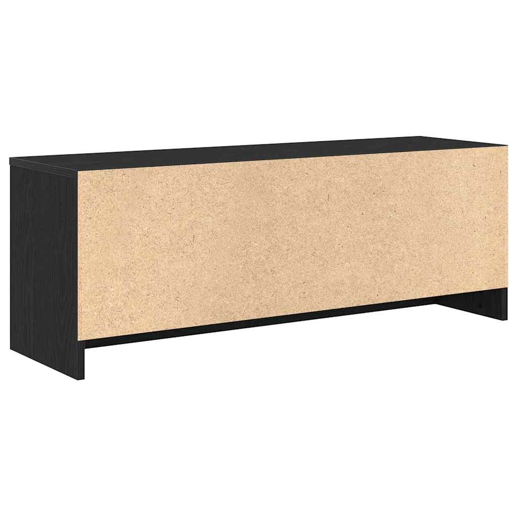 TV spintelė, juodo ąžuolo spalvos, 102x30x37,5 cm, inžinerinė mediena