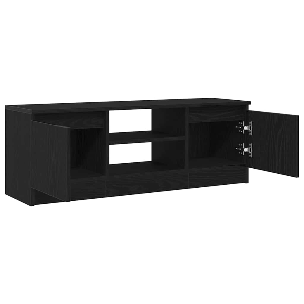 TV spintelė, juodo ąžuolo spalvos, 102x30x36 cm, inžinerinė mediena