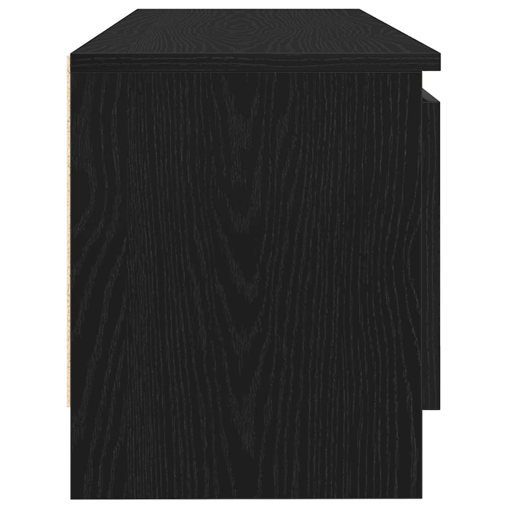 TV spintelė, juodo ąžuolo spalvos, 102x30x36 cm, inžinerinė mediena