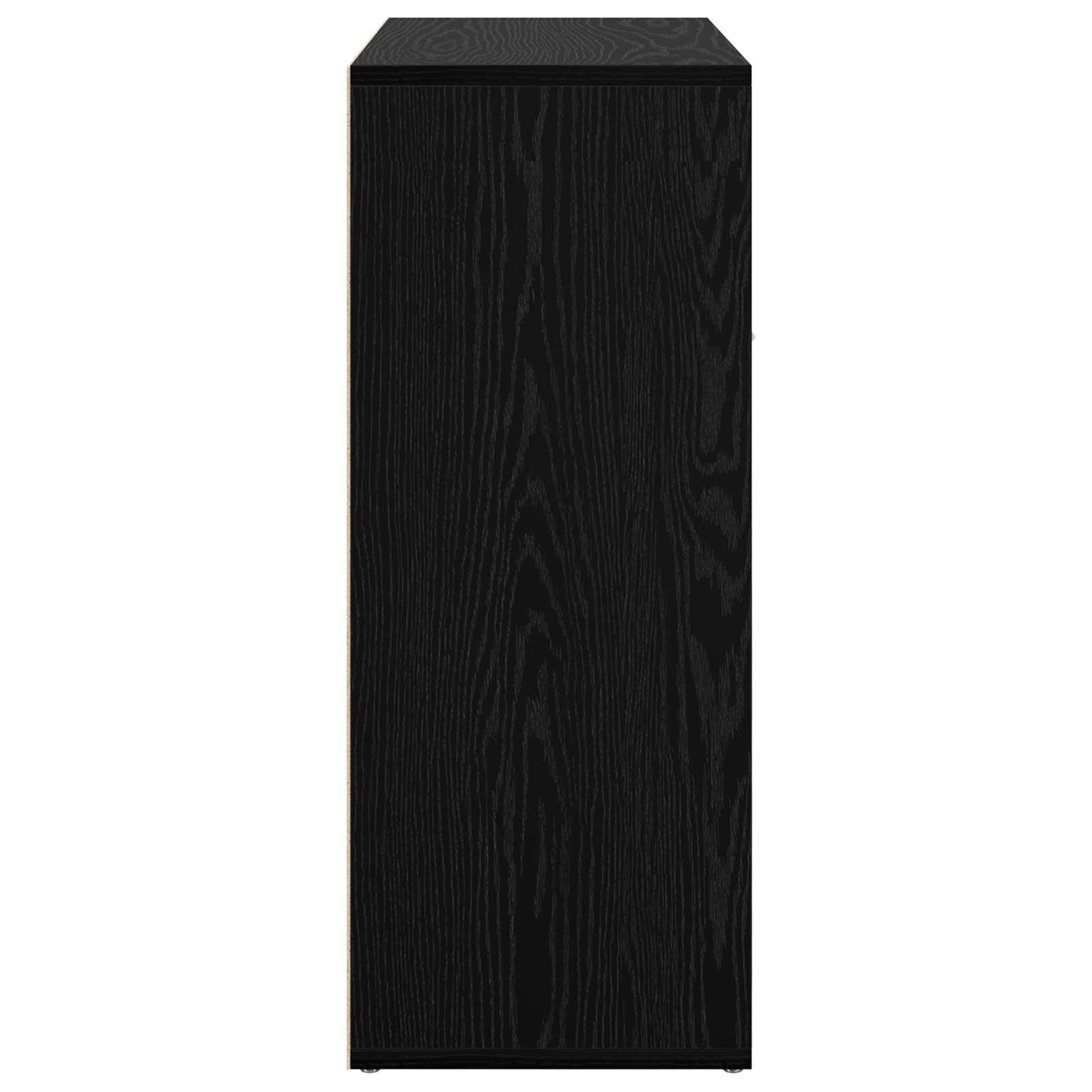 Kabalas su stalčių Juoda 60 x 30 x 75 cm Apdirbta mediena
