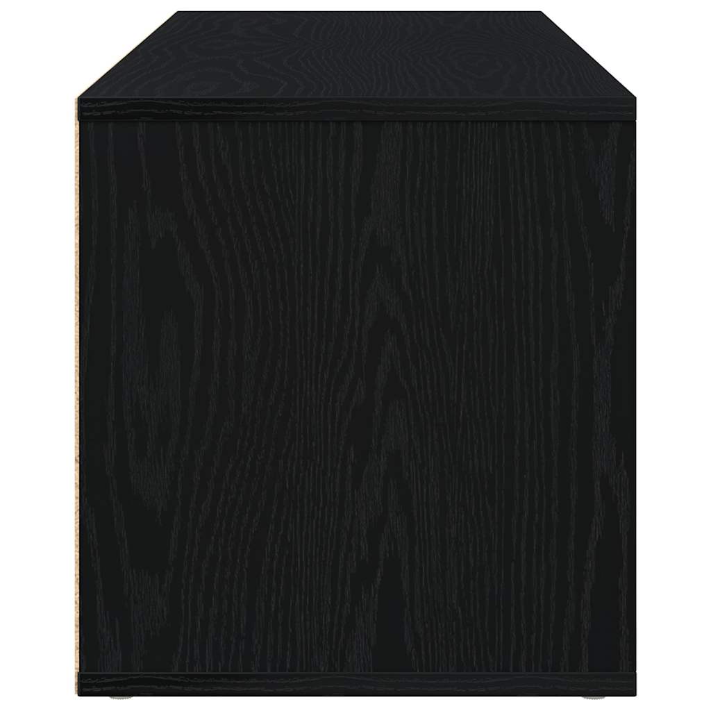 TV spintelė, juodo ąžuolo spalvos, 120x34x37 cm, inžinerinė mediena