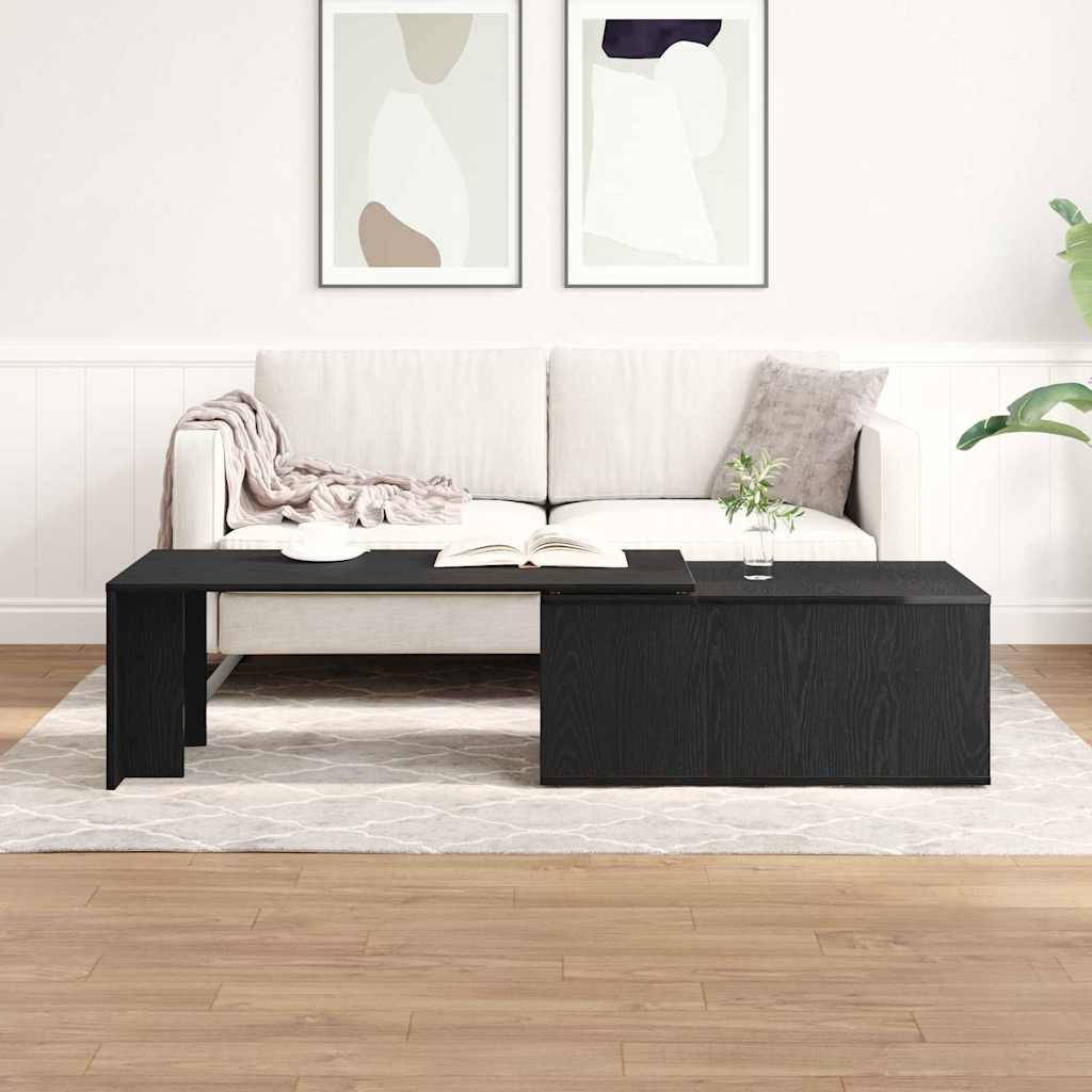 Kafijas galdiņš Melns ozols 150 x 50 x 35 cm