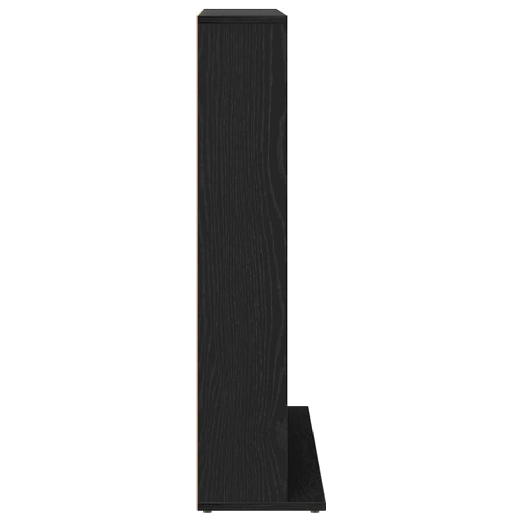 CD spintelė, juodo ąžuolo spalvos, 100x23x89,5 cm, inžinerinė mediena