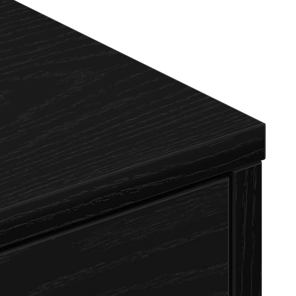 TV Cabinet Black Oak 80 x 34 x 36 cm