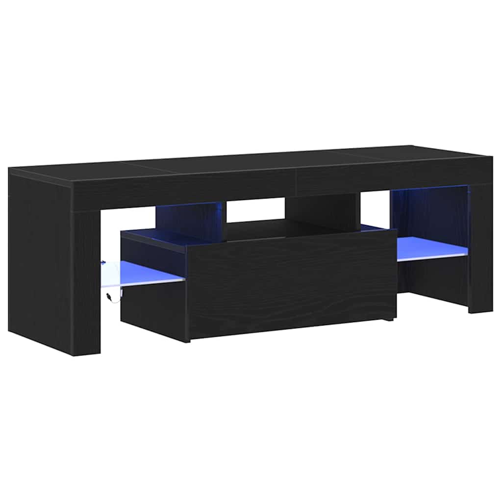 TV skapītis melns ozols 120 x 35 x 40 cm