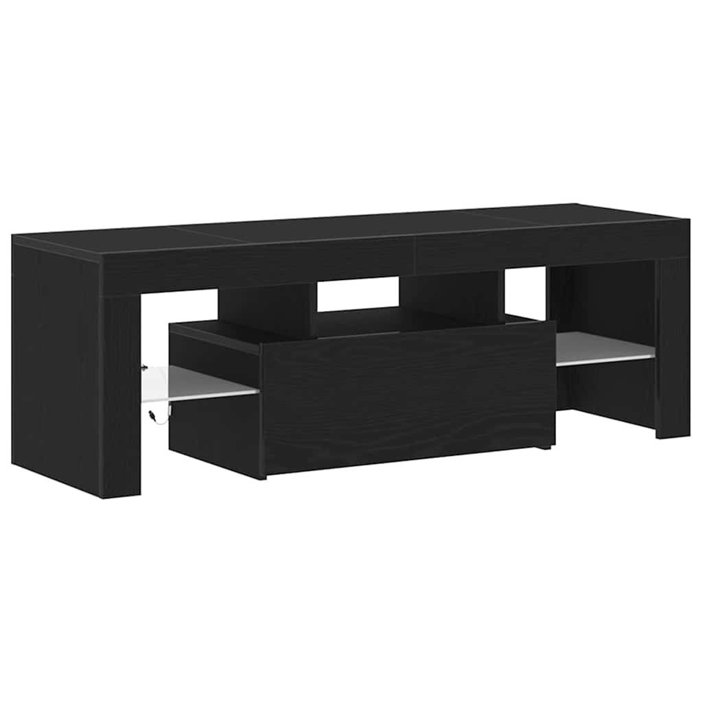 TV skapītis melns ozols 120 x 35 x 40 cm