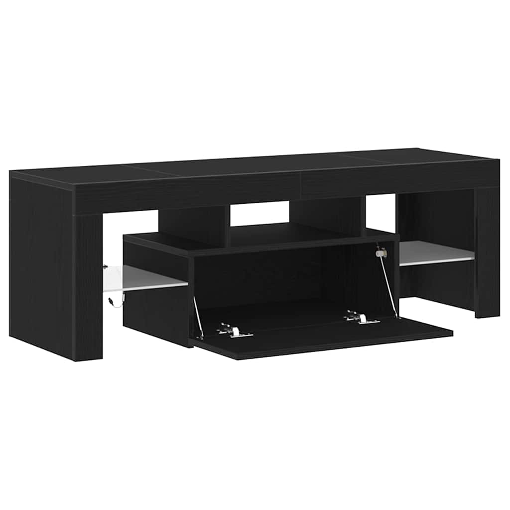 TV skapītis melns ozols 120 x 35 x 40 cm