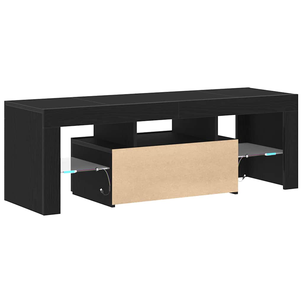 TV skapītis melns ozols 120 x 35 x 40 cm