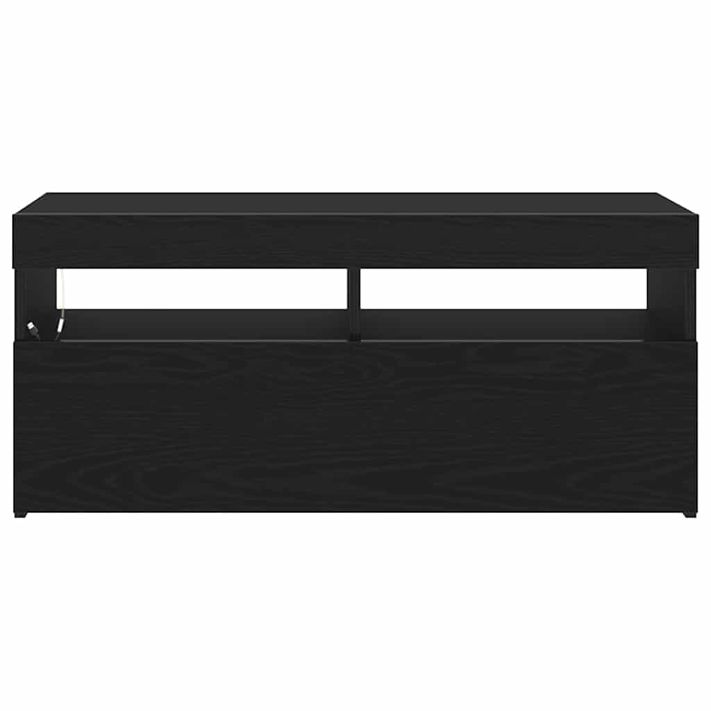TV skapītis Melns ozols 90 x 35 x 40 cm
