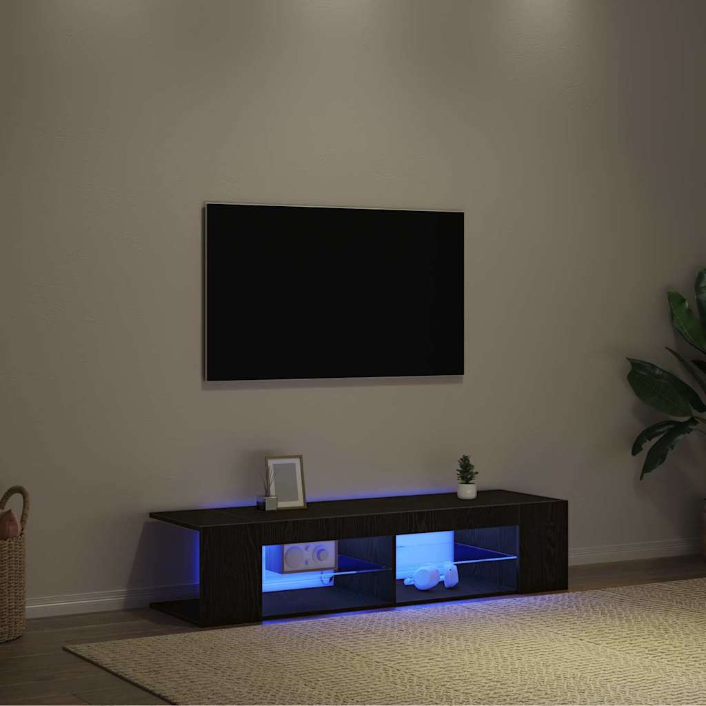 TV skapis Melns ozols 135 x 39 x 30 cm
