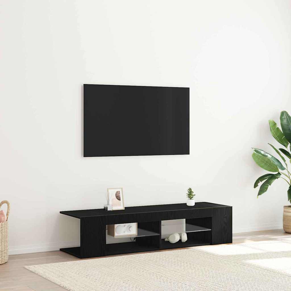 TV skapis Melns ozols 135 x 39 x 30 cm