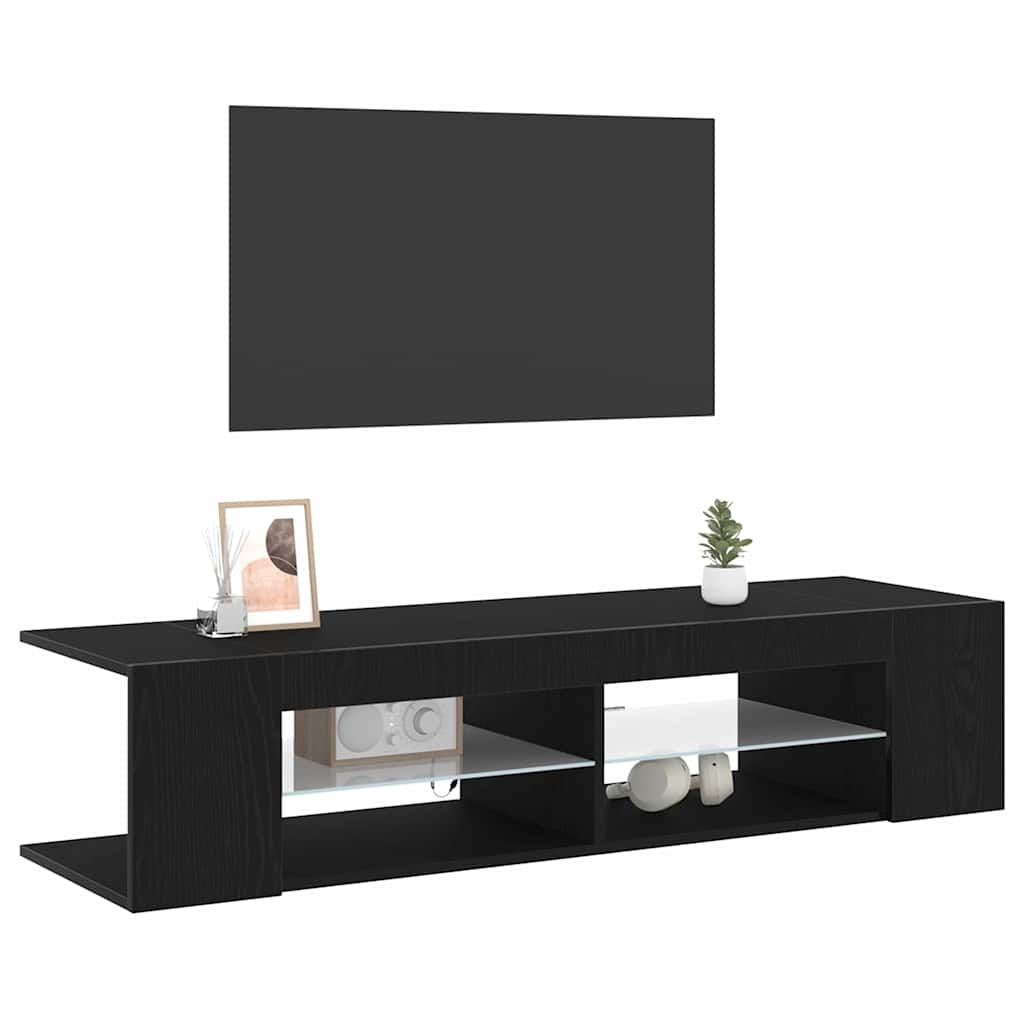 TV skapis Melns ozols 135 x 39 x 30 cm