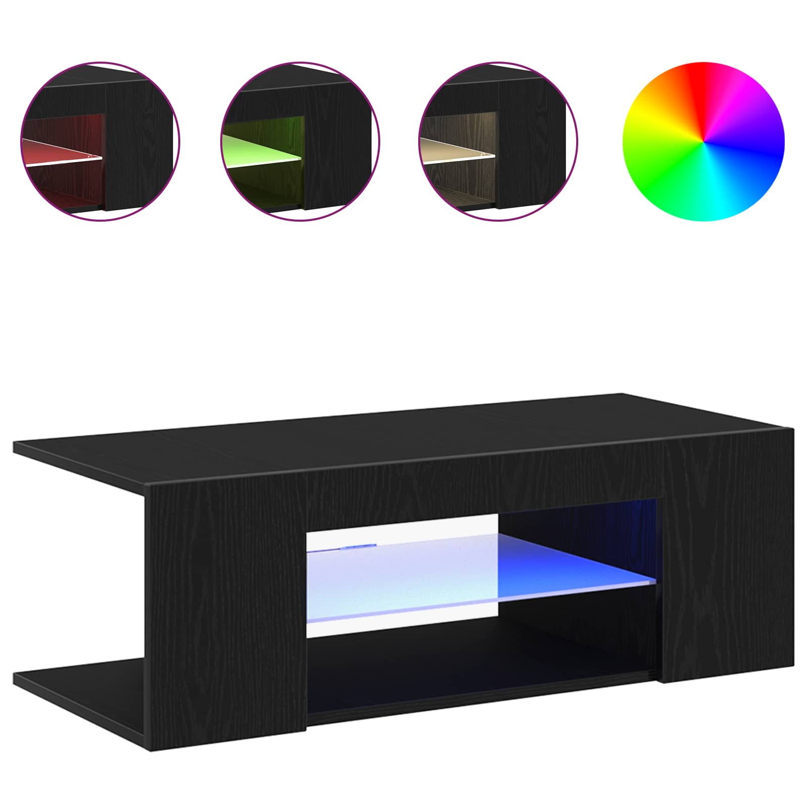 TV statīvs Melns ozols 90 x 39 x 30 cm