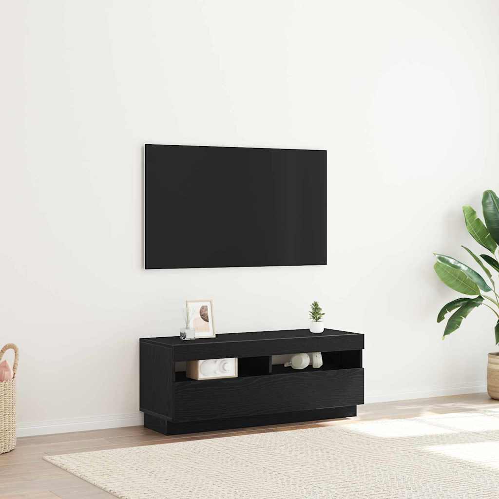 Televizoriaus spintelė Juodas ąžuolas 100 x 35 x 40 cm